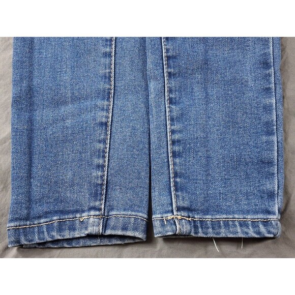 WAX JEANS "BUTT I LOVE YOU" 3/26 BLUE WOMENS JEANS DARK BLUE LIGHT WASH - Picture 8 of 15